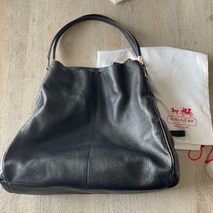 Coach Soft Leather Black Purse